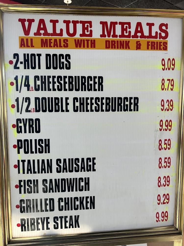 Andy's Hot Dogs Menu image 2